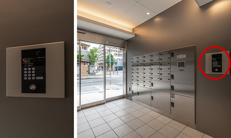 オートロックパネル拡大