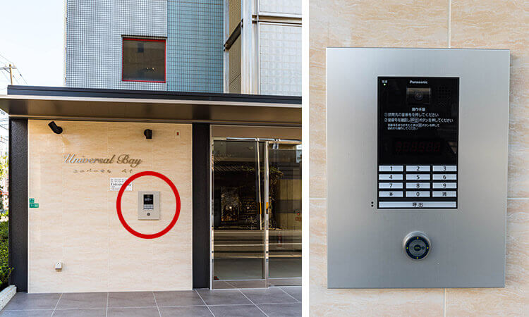 オートロックパネル拡大