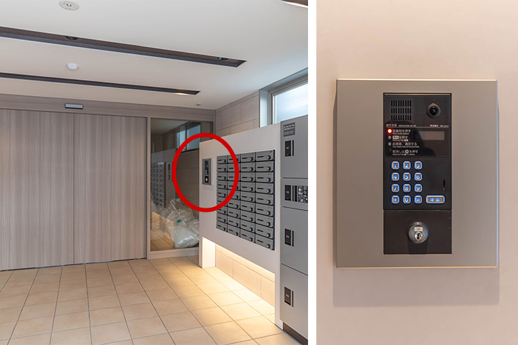 オートロックパネル拡大